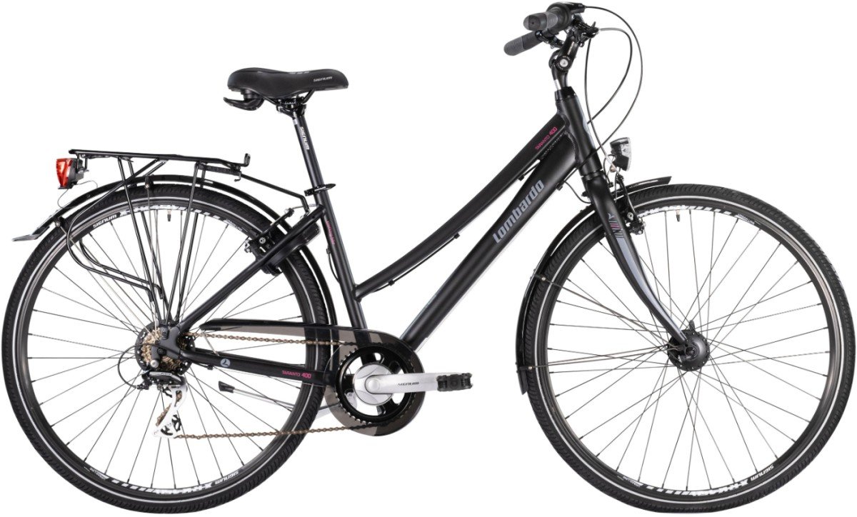 Lombardo Taranto 400 7V - 28/58 Heren MAT ZWART GRIJS 58cm