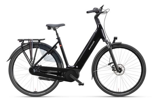 BATAVUS Finez E-Go Power N8 BOSCH /DEMO-PRIJS Lage instap Zwart Glans 48cm
